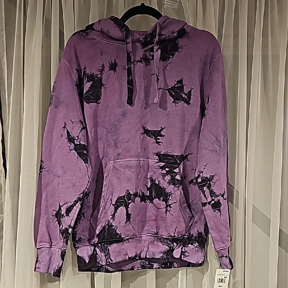 Paperbacks Purple and Black Hoodie